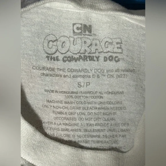 Courage the Cowardly Dog Graphic Tee Shirt - Picture 2 of 3